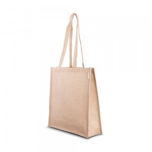 Jute draagtas jute handgreep - 40x13x40 cm-0