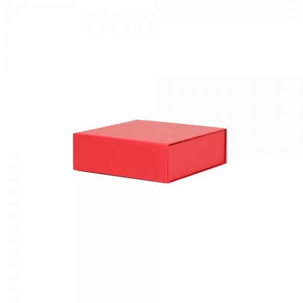 Luxe magneetdoos - Rood (mat) - 15x15x5 cm-0