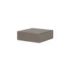 Luxe magneetdoos - Taupe (mat) - 15x15x5 cm-0