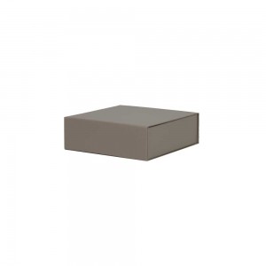 Luxe magneetdoos - Taupe (mat) - 15x15x5 cm-0