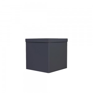 Luxe geschenkdoos - Zwart (mat) - 18x18x18 cm-0