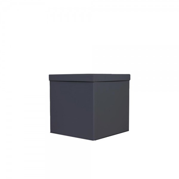 Luxe geschenkdoos - Zwart (mat) - 18x18x18 cm-0