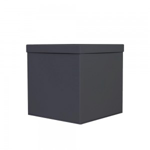 Luxe geschenkdoos - Zwart (mat) - 25x25x25 cm-0