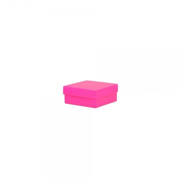 Luxe geschenkdoos - Roze (mat) - 12x12x5,5 cm-0